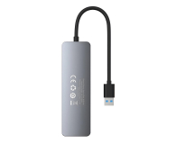 Baseus UltraJoy 4in1 USB-A HUB Lite 0,15m Grey - 1327085 - zdjęcie 2